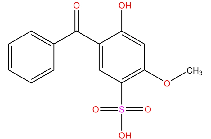 2-Hydroxy-4-methoxy-benzophenone-5-sulphonic酸