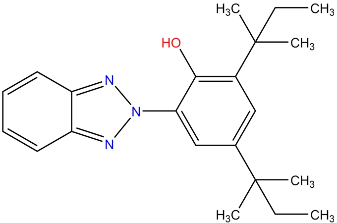 2-(2 '-hydroxy-3' 、5 '-ジ-t-アミルフェニル) ベンゾトリアゾール; 2-(2H-ベンゾトリアゾール-2-イル)-4,6-ジテルペンチルフェノール
