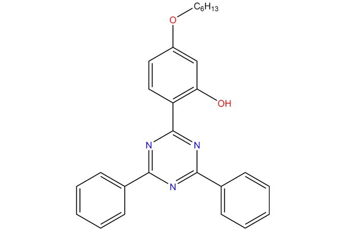 2-(4,6-ジフェニル-1,3,5-トリアジン-2-イル)-5-[(ヘキシル) オキシ]-フェノール