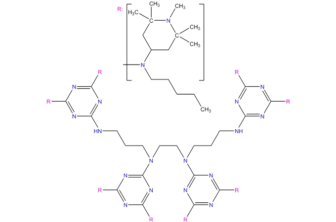 N、N' 、N'' 、N''-テトラキス (4,6-ビス-(ブチル、2,6,6-N-methyl-2-4-イル) アミノ) triazin-2-yl)-4,7-ジアザデカン-1,10-ジアミン