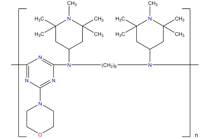 1,6-ヘキサンジアミン、N、N'-ビス (2,2,6,6-テトラメチル-4-ピペリジニル)-、morpholine-2を含むポリマー、4,6-トリクロロ-1,3,5-トリアジン