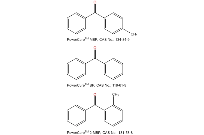 4-メチルベンゾフェノンおよびベンゾフェノンおよび2-メチルベンゾフェノン