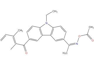 [1-[9-エチル-6-(2-メチルベンゾイル) carbazol-3-yl] エチリデンアミノ] アセテート