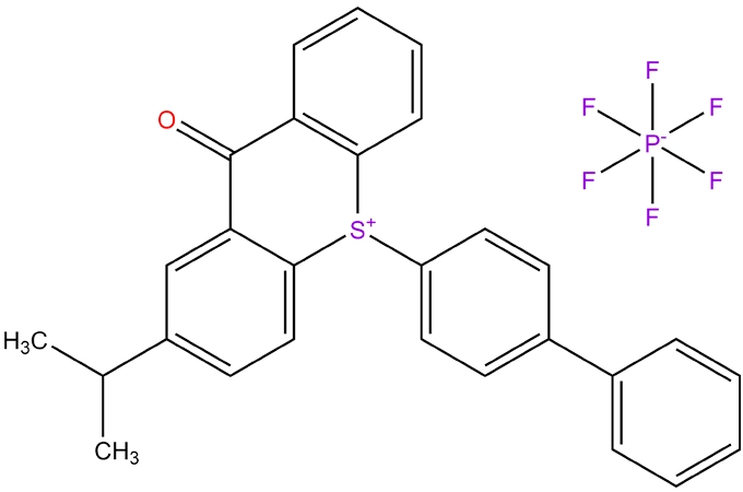 10-[1,1 '-ビフェニー] 1-4-yl-2-(1-メチルエチル)-9-oxo-9H-チオキサンテニウムヘキサフルオロリン酸塩