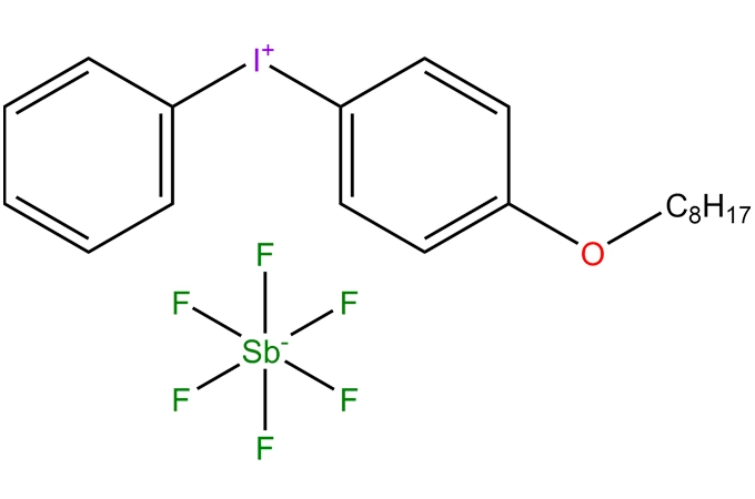 (4-オクチロキシフェニル) phenyliodoniumhexafuoroantimonate)
